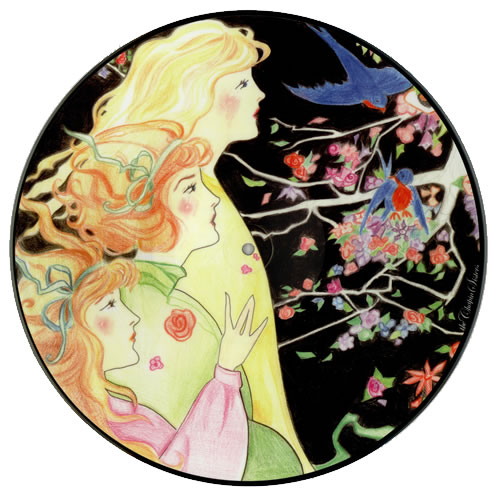 The Chapin Sisters The Chapin Sisters / Winter Flowers picture disc LP (vinyl picture disc album) US 5CSPDTH468476