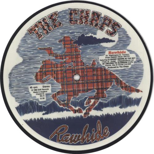 The Chaps Rawhide - Rider 7" vinyl picture disc (7 inch picture disc single) UK U6N7PRA741404