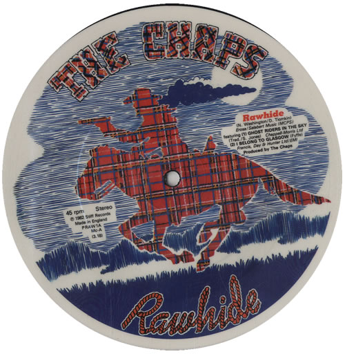 The Chaps Rawhide - Tartan Horse 7" vinyl picture disc (7 inch picture disc single) UK U6N7PRA547101