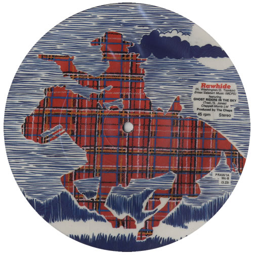 The Chaps Rawhide - Tartan Horse 7" vinyl picture disc (7 inch picture disc single) UK U6N7PRA547101