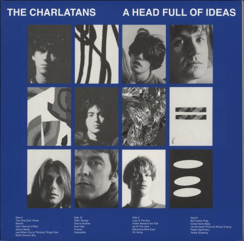 The Charlatans [UK] A Head Full Of Ideas 2-LP vinyl record set (Double LP Album) UK CHA2LAH874690