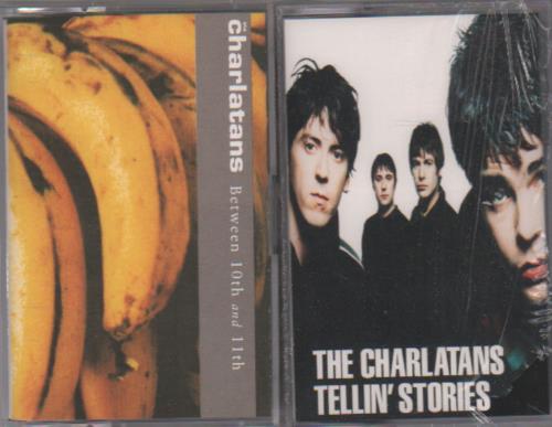 The Charlatans [UK] Between 10th and 11th & Tellin' Stories Cassette Albums cassette album UK CHACLBE682704