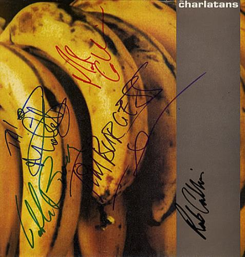 The Charlatans [UK] Between 10th And 11th - Autographed vinyl LP album (LP record) UK CHALPBE350855