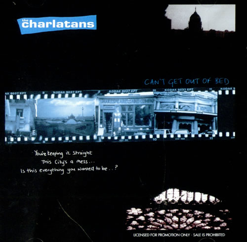 The Charlatans [UK] Can't Get Out Of Bed CD single (CD5 / 5") US CHAC5CA62049