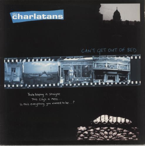 The Charlatans [UK] Can't Get Out Of Bed 12" vinyl single (12 inch record / Maxi-single) UK CHA12CA726602
