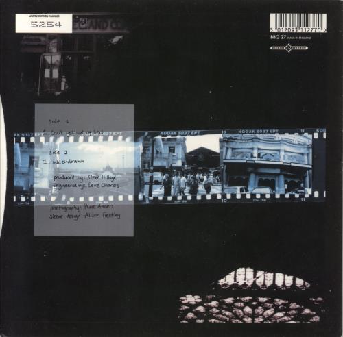 The Charlatans [UK] Can't Get Out Of Bed 7" vinyl single (7 inch record / 45) UK CHA07CA88282