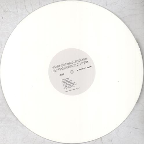 The Charlatans [UK] Different Days - White vinyl vinyl LP album (LP record) UK CHALPDI825409