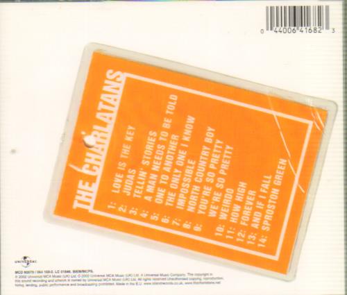 The Charlatans [UK] Live It Like You Love It + Cloth Sticker CD album (CDLP) UK CHACDLI605385
