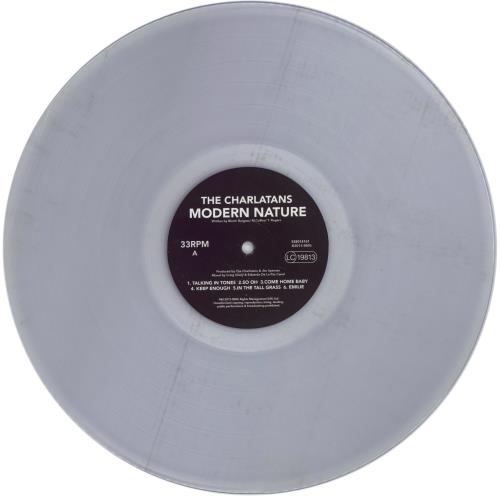 The Charlatans [UK] Modern Nature + The Remixes - 180 Gram Clear Vinyl - Autographed 2-LP vinyl record set (Double LP Album) UK CHA2LMO852764