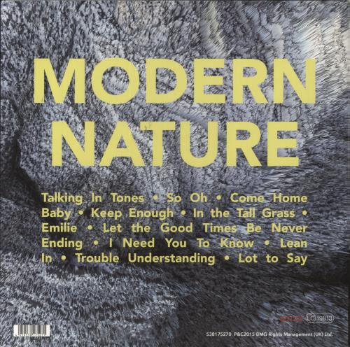 The Charlatans [UK] Modern Nature + The Remixes - 180 Gram Clear Vinyl - Autographed 2-LP vinyl record set (Double LP Album) UK CHA2LMO852764