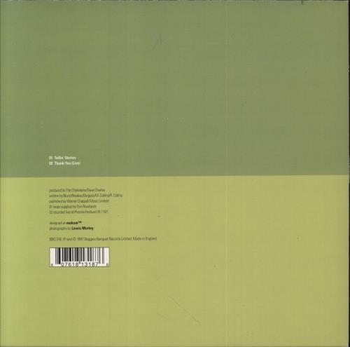 The Charlatans [UK] Tellin' Stories 7" vinyl single (7 inch record / 45) UK CHA07TE96504