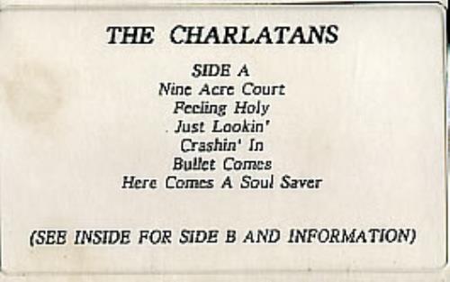 The Charlatans [UK] The Charlatans cassette album UK CHACLTH288637