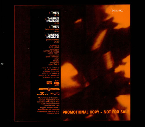 The Charlatans [UK] Then CD single (CD5 / 5") US CHAC5TH347165