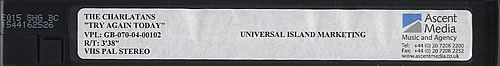 The Charlatans [UK] Try Again Today video (VHS or PAL or NTSC) UK CHAVITR469791