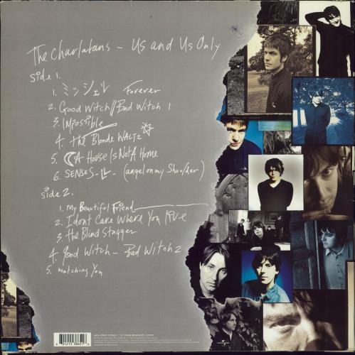 The Charlatans [UK] Us And Us Only - Fully Autographed vinyl LP album (LP record) UK CHALPUS770184