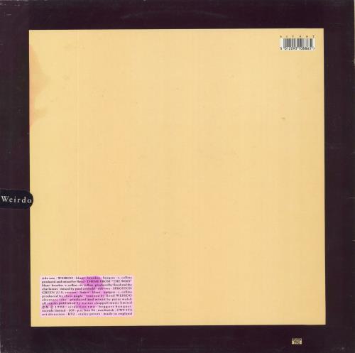 The Charlatans [UK] Weirdo + Print - EX 12" vinyl single (12 inch record / Maxi-single) UK CHA12WE749810