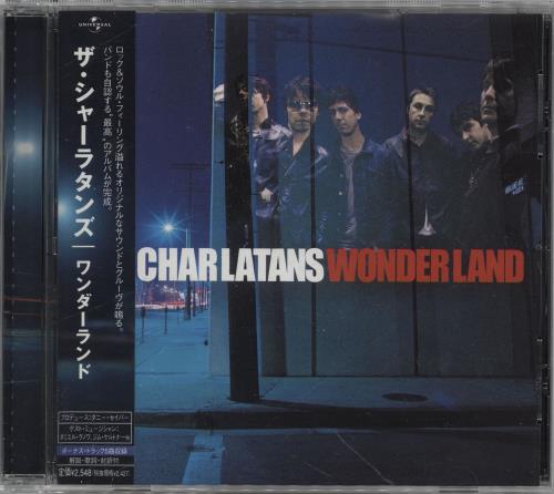 The Charlatans [UK] Wonderland CD album (CDLP) Japanese CHACDWO192833