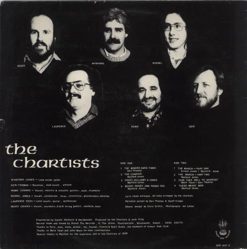 The Chartists The Chartists vinyl LP album (LP record) UK YW4LPTH890835