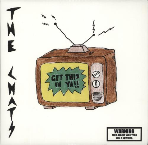 The Chats Get This In Ya !! - Clear With Golden Blob Vinyl 10" vinyl single (10 inch record) UK 5KH10GE870979