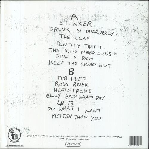 The Chats High Risk Behaviour - Yellow Vinyl - Shrink vinyl LP album (LP record) Australian 5KHLPHI812458