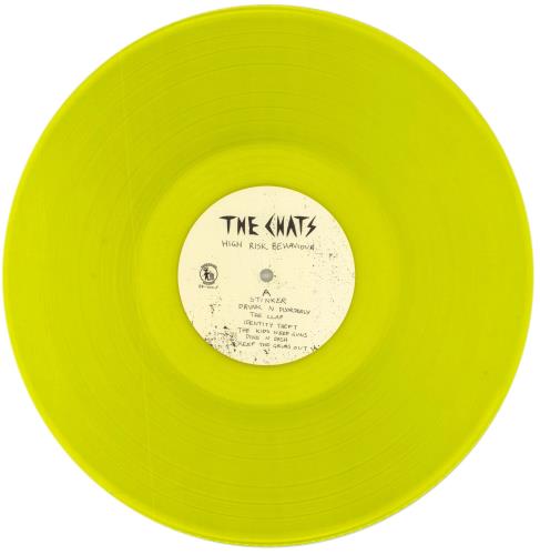 The Chats High Risk Behaviour - Yellow Vinyl vinyl LP album (LP record) Australian 5KHLPHI858648