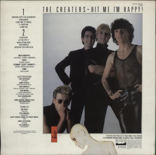 The Cheaters Hit Me I'm Happy! vinyl LP album (LP record) UK U47LPHI548581