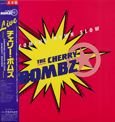 The Cherry Bombz Coming Down Slow vinyl LP album (LP record) Japanese TCBLPCO300170