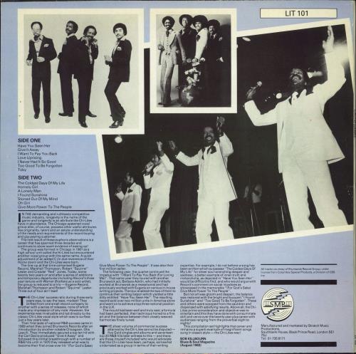 The Chi-Lites Chi-Lites Classics vinyl LP album (LP record) UK CHTLPCH554767