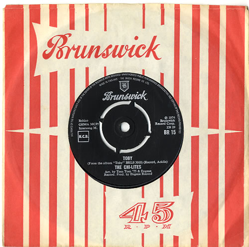 The Chi-Lites Toby 7" vinyl single (7 inch record / 45) UK CHT07TO591646
