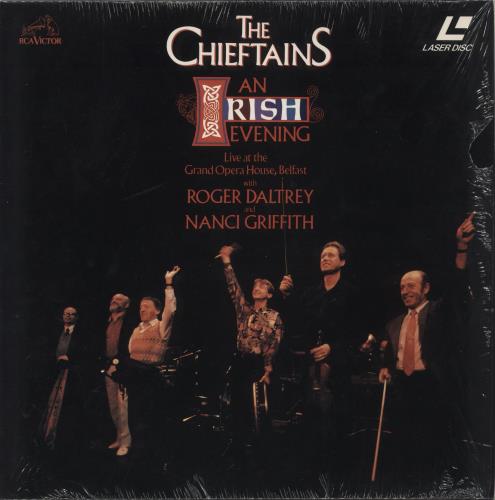 The Chieftains An Irish Evening - Shrink laserdisc / lazerdisc US TCFLZAN874086