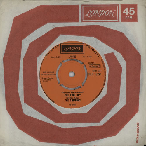 The Chiffons One Fine Day / Sweet Talking Guy 7" vinyl single (7 inch record / 45) UK CFN07ON347566