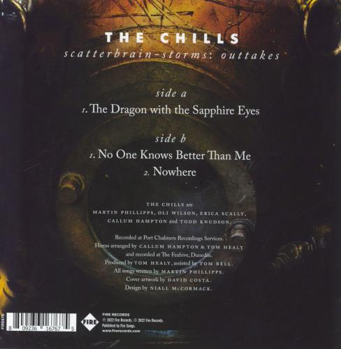 The Chills Scatterbrain - Storms: Outtakes - RSD22 7" vinyl single (7 inch record / 45) UK TDH07SC831112