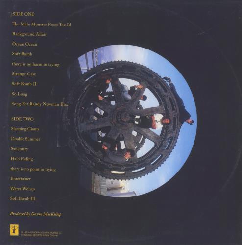 The Chills Soft Bomb - Blue Vinyl + Hype Sticker vinyl LP album (LP record) New Zealand TDHLPSO830768