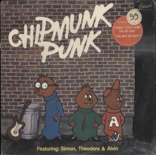 The Chipmunks Chipmunk Punk - Sealed vinyl LP album (LP record) US 7CHLPCH769552