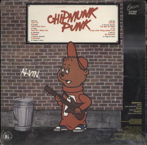 The Chipmunks Chipmunk Punk - Sealed vinyl LP album (LP record) US 7CHLPCH769552