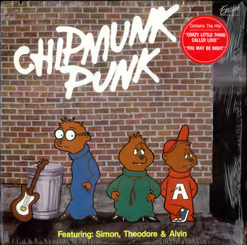 The Chipmunks Chipmunk Punk vinyl LP album (LP record) US 7CHLPCH516427