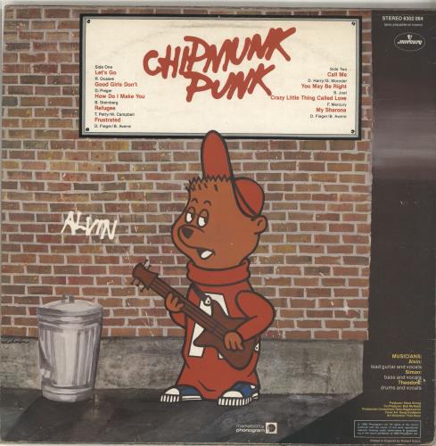 The Chipmunks Chipmunk Punk vinyl LP album (LP record) UK 7CHLPCH697294