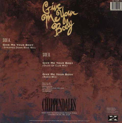 The Chippendales Give Me Your Body 12" vinyl single (12 inch record / Maxi-single) UK 1YF12GI753454