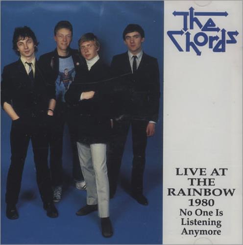 The Chords Live At The Rainbow 1980 CD album (CDLP) UK TCDCDLI396738