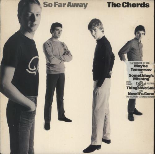 The Chords So Far Away + 7" - Hype Stickered vinyl LP album (LP record) UK TCDLPSO865000
