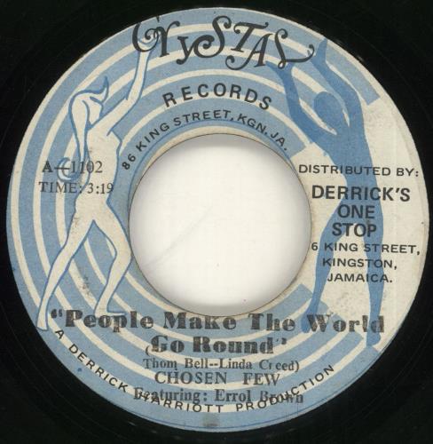 The Chosen Few People Make The World Go Round 7" vinyl single (7 inch record / 45) Jamaican V-807PE716136