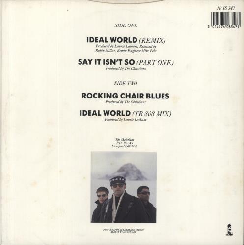The Christians Ideal World 10" vinyl single (10 inch record) UK CTN10ID63365