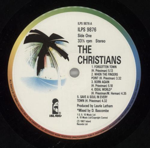 The Christians The Christians - Hype-Sticker vinyl LP album (LP record) UK CTNLPTH726855