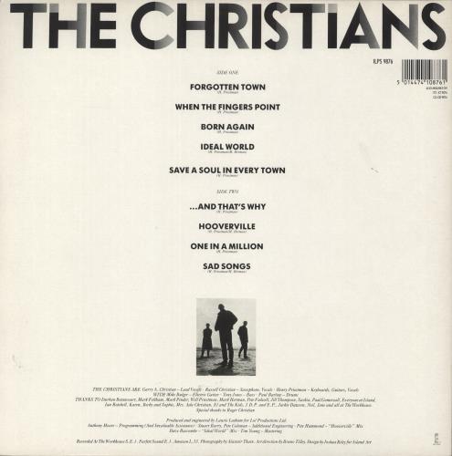 The Christians The Christians vinyl LP album (LP record) UK CTNLPTH290012