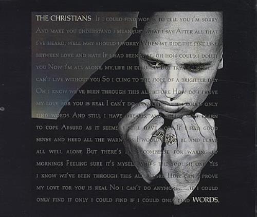 The Christians Words CD single (CD5 / 5") UK CTNC5WO66922