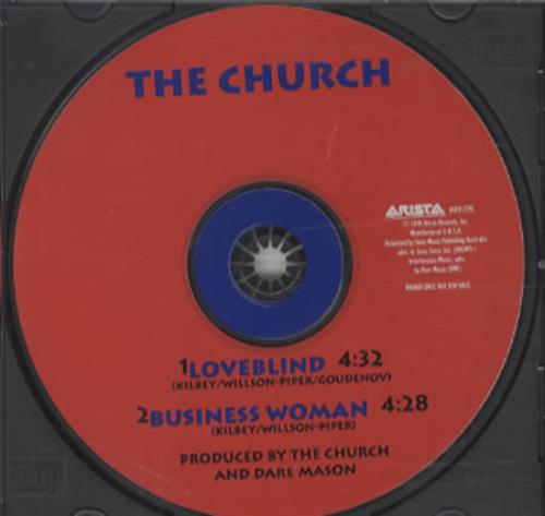 The Church Loveblind CD single (CD5 / 5") US CHUC5LO35066