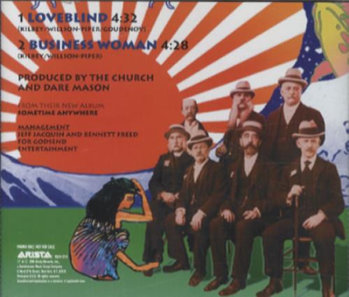 The Church Loveblind CD single (CD5 / 5") US CHUC5LO35066