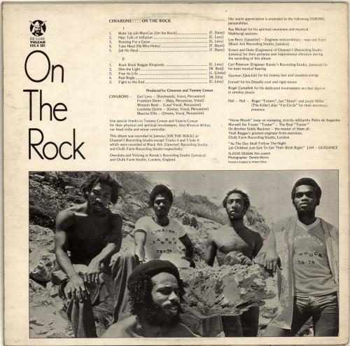 The Cimarons On The Rock vinyl LP album (LP record) UK D9MLPON704824