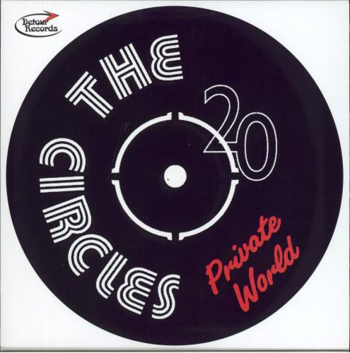 The Circles Private World 7" vinyl single (7 inch record / 45) UK VVN07PR808515