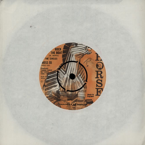 The Circles Rock The Boat 4pr 7" vinyl single (7 inch record / 45) UK VVN07RO570257
